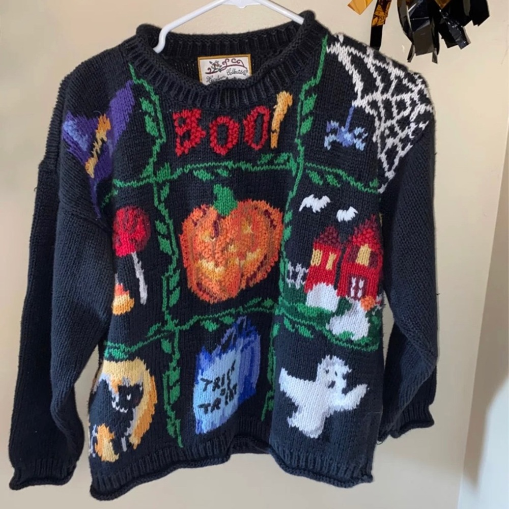 Halloween vintage sweater